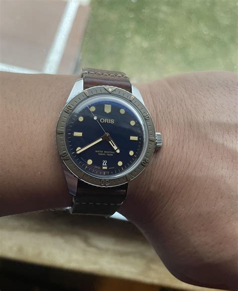 oris 65 bronze bezel